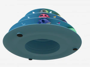 Cat Toy Roller Turntable 3D Model