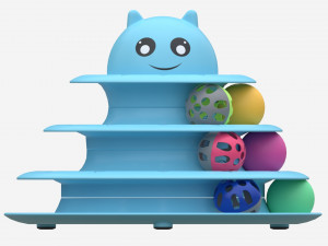 Cat Toy Roller Turntable Model 3D