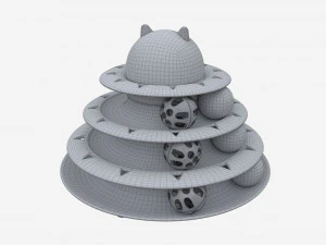 Cat Toy Roller Turntable 3D Model
