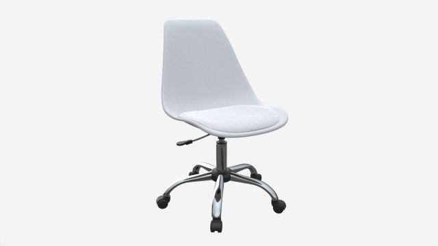 Chair on wheels 01 3D 모델 .c4d .max .obj .3ds .fbx .stl .blend 
