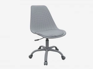Chair on wheels 01 3D Model