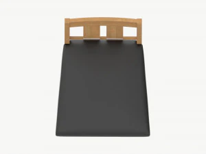 Chair Turin light oak 3D Model
