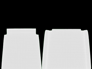 Chair Turin light oak 3D Model