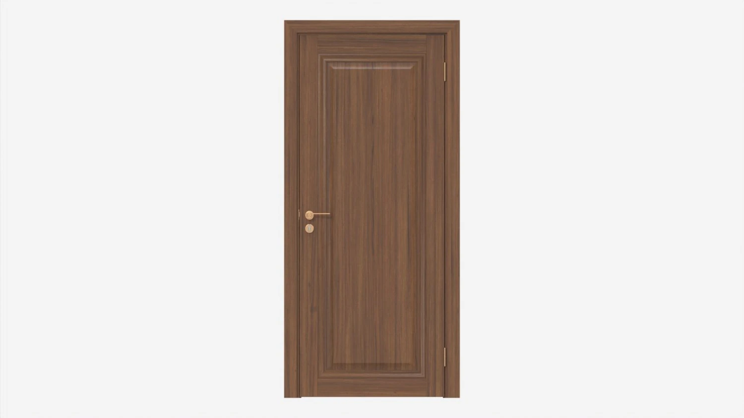 Classic Wooden Interior Door with Furniture 020 3D Model .c4d .max .obj .3ds .fbx .stl .blend 
