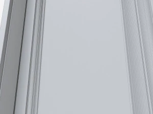 Classic Wooden Interior Door with Furniture 020 3D Model