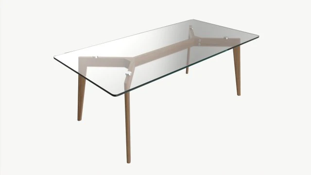 Table basse Helena rectangle Modèle 3D .c4d .max .obj .3ds .fbx .stl .blend