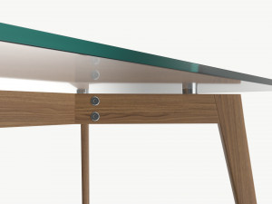 Coffee table Helena rectangle 3D Model