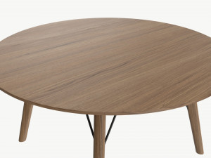 Coffee table Helena round 01 3D-Modell