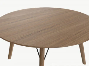 Coffee table Helena round 01 3D Model