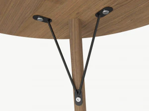 Coffee table Helena round 01 3D Model