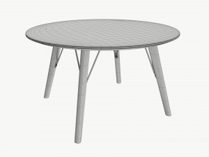 Coffee table Helena round 01 3D-Modell