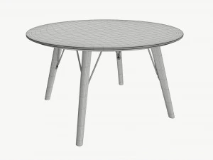 Coffee table Helena round 01 3D Model