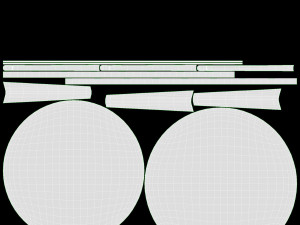 Coffee table Helena round 01 3D-Modell