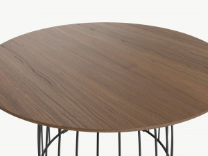 Coffee table Helena round 02 3D Model