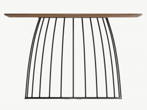 Coffee table Helena round 02 3D Model
