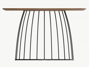 Coffee table Helena round 02 3D Model
