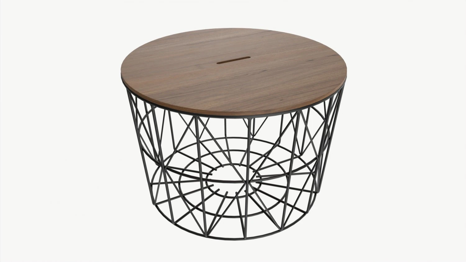 Coffee table Helena round 03 3D Model .c4d .max .obj .3ds .fbx .stl .blend 