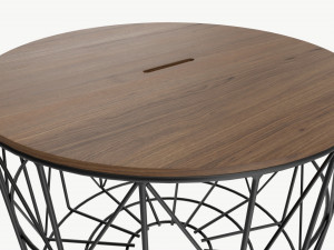Coffee table Helena round 03 3D Model