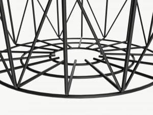 Coffee table Helena round 03 3D Model
