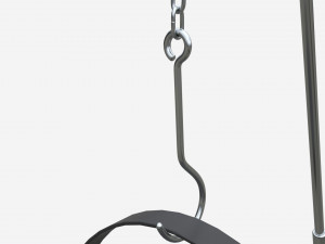 Cooking Tripod with Pot Model 3D