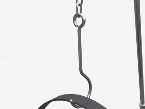 Cooking Tripod with Pot 3D Model