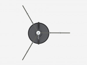 Cooking Tripod with Pot Model 3D