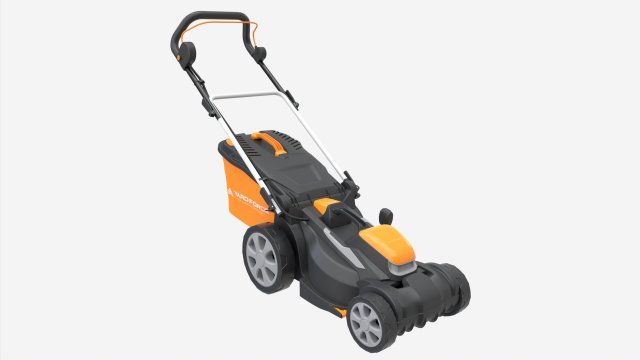 Cordless Lawnmower Yard Force LM G34A 3D Модель .c4d .max .obj .3ds .fbx .stl .blend 