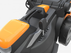 Cordless Lawnmower Yard Force LM G34A 3D Модель