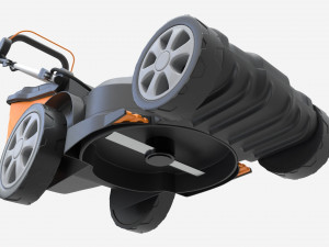 Cordless Lawnmower Yard Force LM G34A 3D Модель
