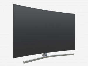 Curved Smart TV 48 inch 3D Model