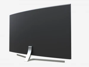 Curved Smart TV 48 inch 3D Model