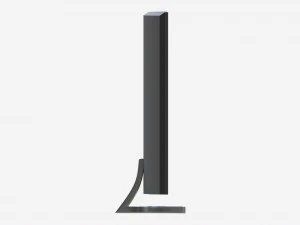 Curved Smart TV 48 inch 3D Model