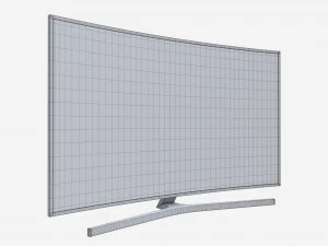 Curved Smart TV 48 inch 3D Model