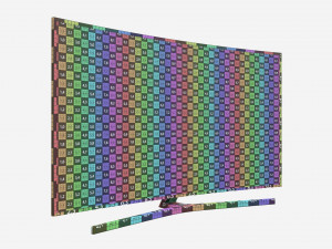 Curved Smart TV 55 inch Modelo 3D