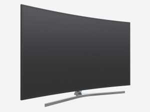 Curved Smart TV 65 inch 3D Model