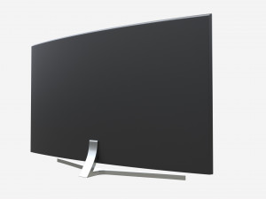 Curved Smart TV 65 inch 3D Model