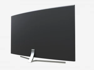 Curved Smart TV 65 inch 3D Model
