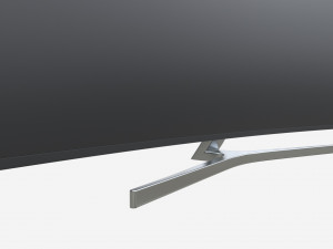 Curved Smart TV 65 inch 3D Model