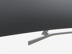 Curved Smart TV 65 inch 3D Model