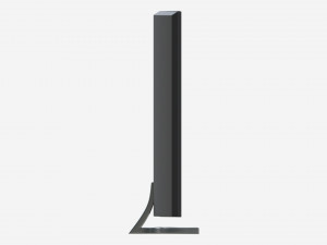 Curved Smart TV 65 inch 3D Model