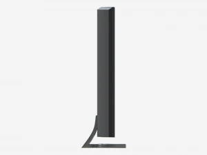 Curved Smart TV 65 inch 3D Model