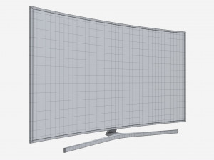 Curved Smart TV 65 inch 3D Model