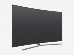 Curved Smart TV 78 inch 3D Model