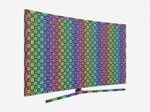 Curved Smart TV 78 inch Model 3D