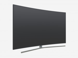 Curved Smart TV 88 inch 3D Model