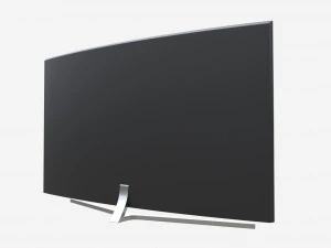 Curved Smart TV 88 inch 3D Model