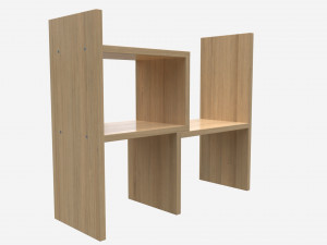 Desktop Organizer Storage Rack Model 3D
