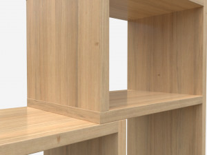 Desktop Organizer Storage Rack Model 3D