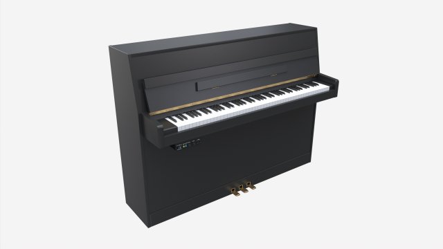 Digital piano musical instruments 06 3D Model .c4d .max .obj .3ds .fbx .lwo .lw .lws