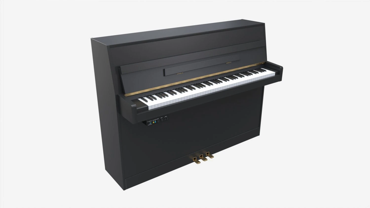 Digital piano musical instruments 06 3D Model .c4d .max .obj .3ds .fbx .stl .blend 